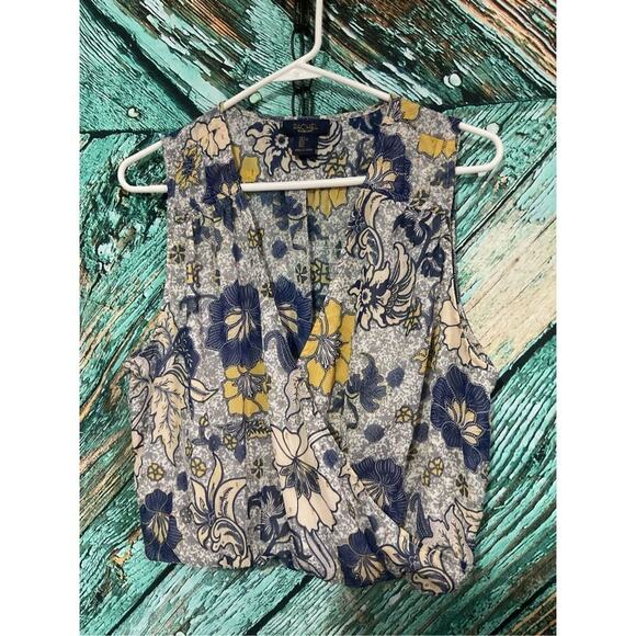 NWOT Rachel RACHEL ROY Wrap Crop Top Size Large Multi Color 🍃🌿 - Picture 8 of 13
